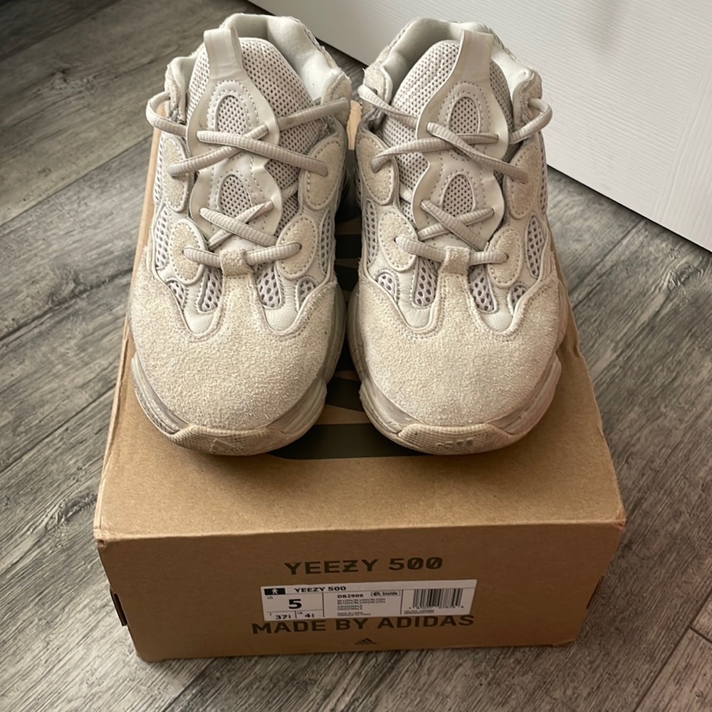 Yeezy adidas 500 womens size 5 blush